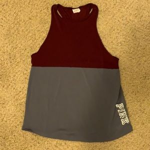Victoria’s Secret pink color block racerback tank